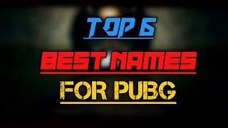 TOP 6 BEST NAMES FOR PUBG | UserName / Nick Name | GAMERx YT