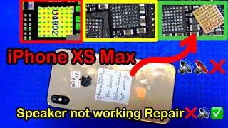 iPhone XS Max Bottom/ main speaker not working.No sound 