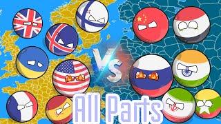 Team USA vs Team Russia : Who Will win? || countryballs  #countryballs  #history #maps