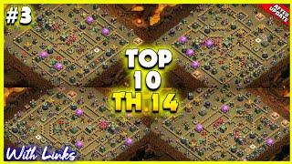 Top 10 TH14 War Base with Link | Queen Walkers vs M.S Esports & VN Tompinai vs RVNT Bases