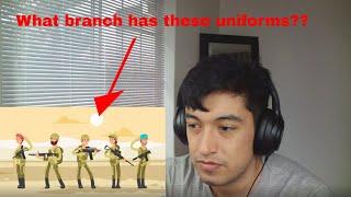 Marine reacts to the toughest basic military training(all 5 branches)