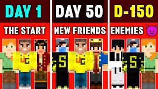 How TECHNO GAMERZ Survive 200 Days In HEROBRINE SMP | Ft. Techno Gamerz, GamerFleet, Smartypie, Bixu