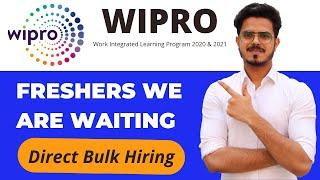 WIPRO Recruitment 2021 | Freshers can Apply | Salary₹23,000 | Jobs in private company | jobs 2021