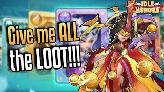 Cards, Summons and a HUGE Loot shop! We max it!!! - Idle Heroes