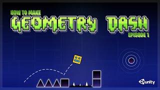 How to create a Geometry Dash clone using Unity - Episode 1