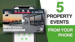 Ready-To-Use Video Templates For All Your Listings Events - Real Estate Video App