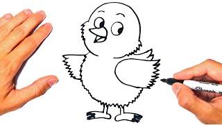 How to draw a Chick | Drawing a LITTLE CHICK