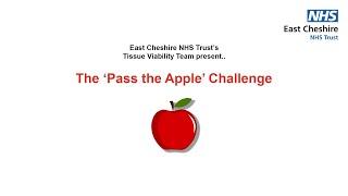 East Cheshire NHS Trust's Tissue Viability Team present the 'Pass the Apple' Challenge
