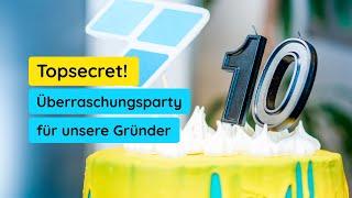 10 Jahre Memodo: Geheime Überraschungsparty für unsere Gründer