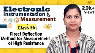 Measurement of High Resistance by Loss of Charge Method - Measurement of Resistance