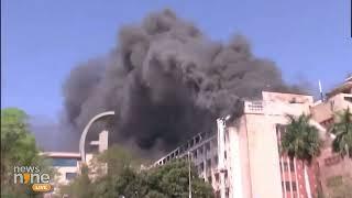 Massive Fire Engulfs Vallabh Bhavan State Secretariat in Bhopal, Madhya Pradesh | News9