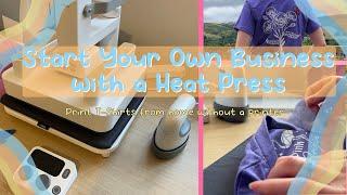 Heat Press for beginners Start your own t-shirt printing business on a budget