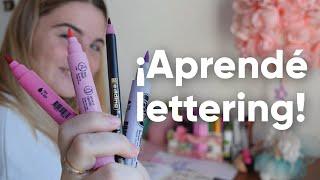 5 TIPS para empezar en LETTERING/CALIGRAFÍA