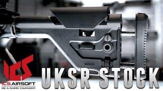 ICS UKSR Sniper Rifle Stock [The Gun Corner] Airsoft Evike.com