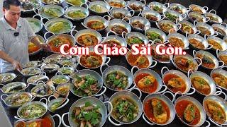 Sài Gòn xuất hiện quán cơm chảo đồng giá 35k bao no, bao rau, anh chủ sắm hàng trăm chảo khách chọn