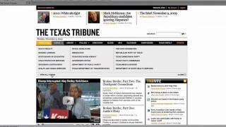 The Texas Tribune Guided Site Tour