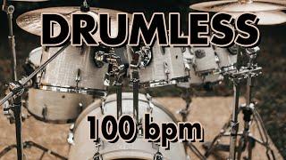 Drumless Practice Backing Track without Drums | Melodic Rock 100 bpm
