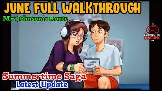 June Full Walkthrough | Summertime saga 0.20.1 | Mrs Johnson's Route Gameplay