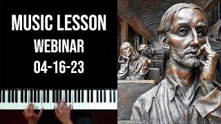 Lessons with Carlos (Webinar 04-16-23), Armando's Rumba, Ear Training, Altered Scale, II-V-I,