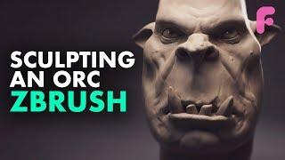 Sculpting a Simple Orc in ZBrush - Beginners Sculpting Tutorial