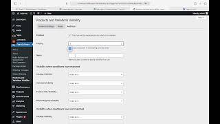 How to hide a variation of a product - Product and Variation visibility for WooCommerce