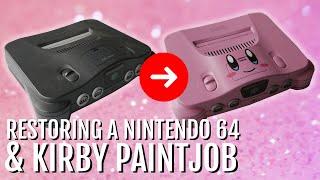 Making a Custom Kirby Nintendo 64! And i refurbish and it! | Fistbumpbros