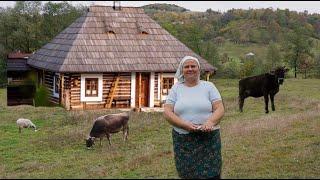 Life by the Ukrainian border in Romania. Mountain village and traditional food