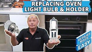 How To Replace Halogen G9 Bulb & Oven Light Lamp Fitting?