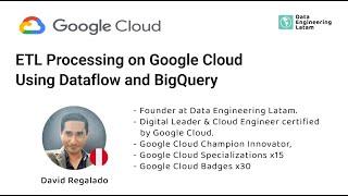 ETL Processing on Google Cloud Using Dataflow and BigQuery / Qwiklabs