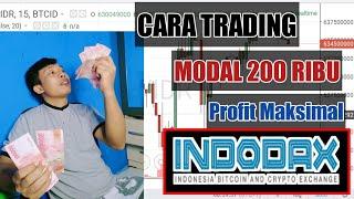 Cara Trading Indodax Modal 200 ribu | Profit 10 juta