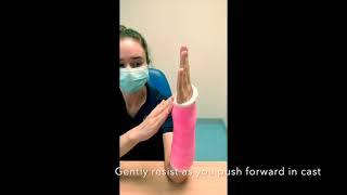 Wrist Fracture Exercise