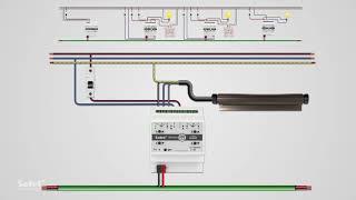 SATEL KNX-BSA12H – blind/shutter actuator