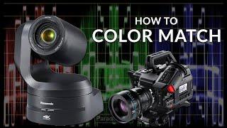 How To Color Match Broadcast Cameras