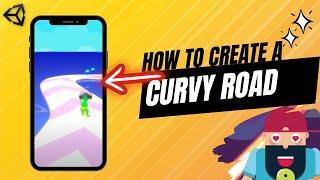 How to create a curvy road in unity3d