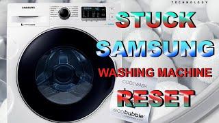 STUCK SAMSUNG ECOBUBBLE RESET