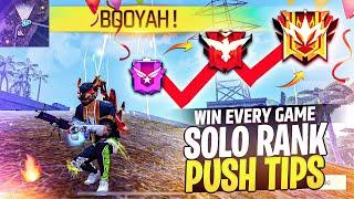Only Booyah Solo Rank Push Tips And Tricks | Win Every Rank Game In Solo Rank | Solo Rank Push Tips