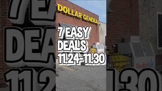 7 Easy Dollar General Deals 11.23-11.30