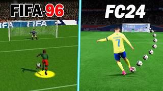 Marquer UN But Sur Chaque FIFA de 96 à 24 ! (Ronaldo et Messi s'affronte la 1er fois sur FIFA 06 )