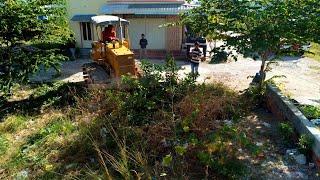 Good New Project Skill & Clearing Grass To The landfill 5x25Mater By Dozer D31P 5T Truck