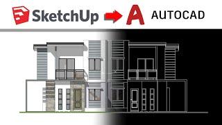 HOW TO CREATE ELEVATIONS FROM SKETCHUP