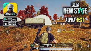 PUBG: NEW STATE - ALPHA TEST GAMEPLAY (ANDROID/IOS)