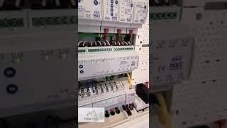 Smart Home KNX Installation | Hager Domovea Server | MDT Aktor Dimmaktor Heizungsaktor