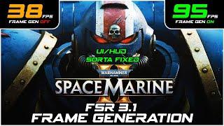 How To Install FSR 3.1 Frame Generation Into Warhammer 40K Space Marine 2