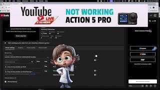 Osmo Action 5 Pro live streaming not working - how to live stream from osmo action 5 pro camera