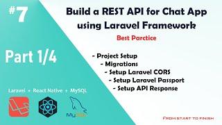 Laravel 9 Build a rest api authentication - Build a chat app using React Native and Laravel