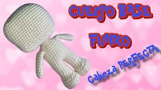 CUERPO BASE FUNKO AMIGURUMI CABEZA PERFECTA (SUBS) #funkoacrochet #funkotejido