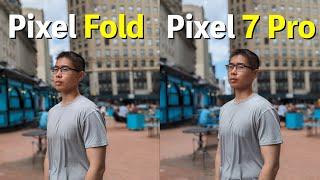 Pixel Fold vs Pixel 7 Pro Camera Comparison / Is the camera better?