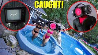 I CAUGHT TV WOMAN AND SPEAKER WOMAN ON A HOT TUB DATE IN REAL LIFE! (SKIBIDI MOVIE)