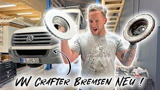 Bremsen neu machen beim VW Crafter Campervan! Unser neues Familienauto  Freundships Woche 12/24