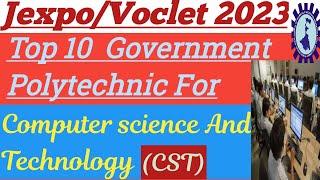 JEXPO/Voclet 2023 Top 10 Government Polytechnic Colleges For computer Science And Technology